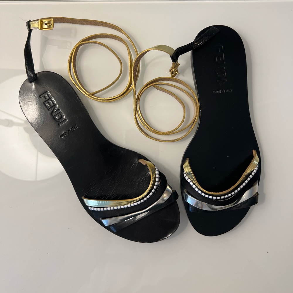 Fendi Strappy Sandals